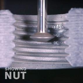 img 2 attached to 🔧 ROTARY THREAD Repair File - Restore, Repair & Clean Male, Female Inch, Metric & Pipe Threads (RT1) (3/8" Dia. Head x 2" Length x 1/8" Arbor)