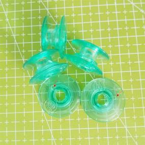 img 1 attached to 🪡 Husqvarna Viking Green Bobbins | YICBOR #4131825-45 4123078-G | 25 Bobbins per Box