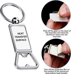 img 2 attached to Sublimation Keychains Aluminum Customized Boyfriend