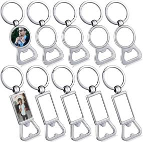 img 4 attached to Sublimation Keychains Aluminum Customized Boyfriend