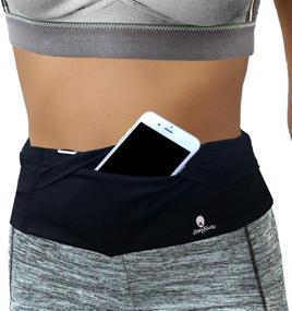 img 3 attached to 🏃 CrosFace Universal Hydration Running Belt – All-in-One Waist Pack Holder for iPhone 13/12/11/8/7/X/SE/XR/XS/Max/Pro, Samsung Galaxy S21/S20/S10/S9/Plus & More. Perfect for Runners, Exercise, and Workouts!