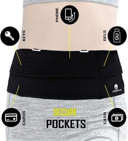 img 1 attached to 🏃 CrosFace Universal Hydration Running Belt – All-in-One Waist Pack Holder for iPhone 13/12/11/8/7/X/SE/XR/XS/Max/Pro, Samsung Galaxy S21/S20/S10/S9/Plus & More. Perfect for Runners, Exercise, and Workouts!