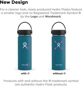 img 2 attached to 💧 Hydro Flask Water Bottle: Stainless Steel, Vacuum Insulated, Wide Mouth, Leak Proof Flex Cap - 18 oz, Graphite