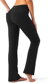 img 2 attached to 👖 G Gradual Women's High Waist Work Pants with 4 Pockets - Bootcut Yoga Pants for Women