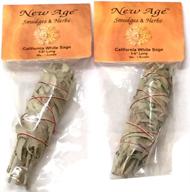 🌿 2-pack of white sage smudge sticks for enhanced seo логотип