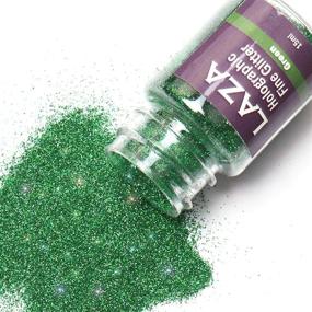 img 2 attached to 🌈 Laza Holographic Ultra Fine Glitter Powder Sequins - 20 Colors for Resin, Nail Art, Epoxy, Tumbler, Slime & More - Craft Glitter for Weddings, Cards, Flowers, Scrapbooking, Festivals