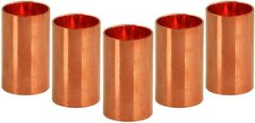 img 1 attached to Supply Giant DDDQ0012-5 Straight Copper Coupling Fittings With Sweat Ends And Dimple Tube Rough Plumbing