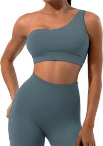 img 4 attached to 🏋️ Women's 2 Piece Workout Sets: Sportneer Ribbed Seamless Gym Yoga Set for Perfect Matching