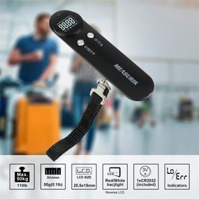img 3 attached to 🧳 Measurik Digital Suitcase Luggage Scale: Your Perfect Travel Companion for Effortless Packing and Stress-free Flying