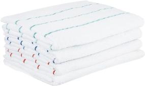 img 4 attached to 🏖️ Set of 4 Turkish Cotton Extra Large Pool-Beach Towels - Luxury Hotel Towels, Variety Pack