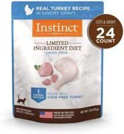 🦃 nature's variety instinct limited ingredient diet grain free real turkey wet cat food topper (case of 24) logo