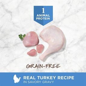 img 2 attached to 🦃 Nature's Variety Instinct Limited Ingredient Diet Grain Free Real Turkey Wet Cat Food Topper (Case of 24)