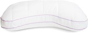 img 3 attached to 🌙 Glideaway Quest Memory Foam Pillow - Stay Cool Fabric - Enhanced Head and Neck Support - Queen Size