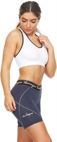 img 4 attached to 🩳 Thermajane Women's Compression Shorts: Ideal for Workouts, Volleyball, Biking, and Yoga