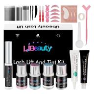 🔥 libeauty eyelash perm and tint kit - long lasting curl and professional results for salons & home diy - lasts 6-8 weeks - black logo