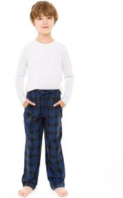 img 4 attached to 👖 Cotton Plaid Check XXL Blue Boys' Clothing Pants - NNBLP SB010