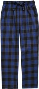 img 3 attached to 👖 Cotton Plaid Check XXL Blue Boys' Clothing Pants - NNBLP SB010