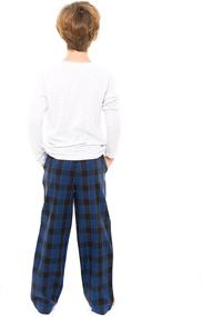 img 1 attached to 👖 Cotton Plaid Check XXL Blue Boys' Clothing Pants - NNBLP SB010