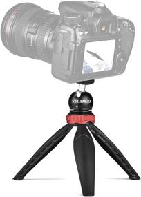 img 4 attached to 📷 Pro Ball Head Kit: 360 Degree Rotatable Metal Tripod Head with Tripod and Hotshoe, Ideal for DSLR Camera, Camcorder, Monopod, Slider, LED Light Stand – Max. Load 11lbs