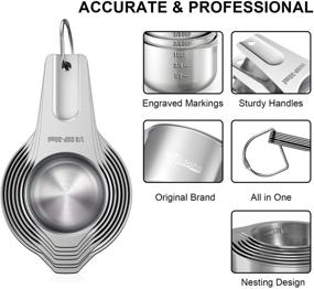 img 3 attached to Measuring Magnetic Wildone Stainless Stackable Kitchen & Dining