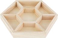 🔲 hammont wooden hexagon sectional trays logo