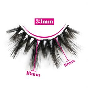 img 2 attached to Get Flawless and Effortless Eyelashes with the Maynice Magnetic Eyelashes and Eyeliner Kit, Reusable and Natural Looking, 2 Pairs and Tweezers Included (Estelle)