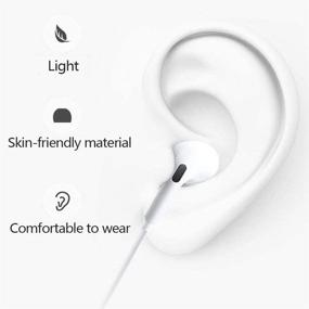 img 2 attached to 🎧 Wired Earbuds Earphones for iPhone: Noise Cancelling Headphones Compatible with iPhone 12/12 Pro Max/11/Xs/Xs Max/XR/X/8 Plus/7 Plus