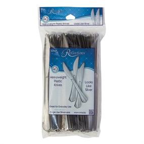 img 1 attached to 🍴 Reflections 7.5-Inch Silver Plastic Cutlery Knife - Pack of 320