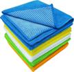 598501 microfiber mesh scrubbing cloths logo