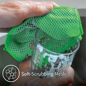 img 2 attached to 598501 Microfiber Mesh Scrubbing Cloths