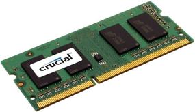 img 1 attached to 🚀 Высококачественная Crucial 4GB DDR3 1333 MT/с (PC3-10600) CL9 SODIMM 204-контактная память CT51264BC1339 для улучшенной производительности
