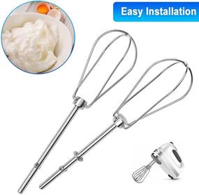 img 1 attached to 🔌 2-Pack W10490648 Hand Mixer Turbo Beater by AMI PARTS - Perfect Replacement for KHM2B, W10490648, KHM5, AP5644233, W10240913, AP5644233, PS4082859