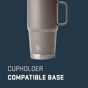 img 3 attached to ☕️ YETI Rambler 20 унций Travel Mug: Нержавеющая сталь, Вакуумная изоляция, Крышка Stronghold Lid - Sharptail Taupe