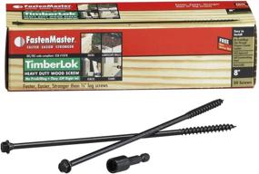 img 4 attached to 💪 Powerful FastenMaster FMTLOK08 TimberLOK Heavy Duty 50 Count: Secure & Durable