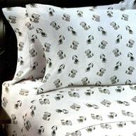 🎃 berkshire-blanket-home peanuts snoopy halloween mummy skeleton costumes bedding sheet set (full): spooky snoopy-inspired halloween-themed bedding! logo