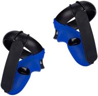 🎮 enhanced control and comfort: knuckle strap & controller grip skin for oculus quest/rift s vr headset logo