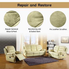 img 3 attached to 🛋️ Revive and Restore: NADAMOO Cream Leather Recoloring Balm with Mink Oil Leather Conditioner and Repair Kit for Couches, Car Seats, Furniture, Shoes, Bags – Effective Scratch Repair Solution!