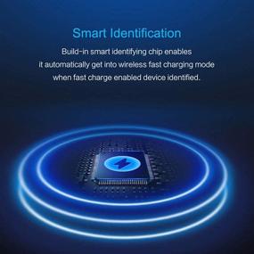 img 1 attached to ⚡️ Ultra Slim Black Qi-Certified Magic Faster Wireless Charger 10W - Universal Charging Pad for Smart Phones and QI Devices (1 Pack, No AC Adapter)