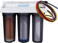 🐠 abundant flow water aro-omega 4-stage ro/di system: premium reef aquarium water filter, 100 gpd reverse osmosis логотип