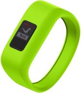 🎽 notocity garmin vivofit jr/jr 2/3 bands: soft silicone replacement watch bands for boys girls, green - small size logo