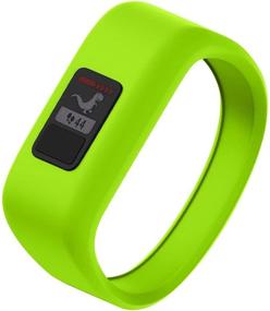img 4 attached to 🎽 NotoCity Garmin Vivofit JR/JR 2/3 Bands: Soft Silicone Replacement Watch Bands for Boys Girls, Green - Small Size