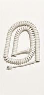 📞 the voip lounge 12ft off white handset receiver curly coil phone cord: enhanced communication convenience logo