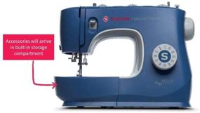 img 1 attached to SINGER M3330 Making The Cut Sewing Machine: 97 Stitch Applications, Accessory Kit, Simple & Easy To Use, Blue - A Comprehensive Review
