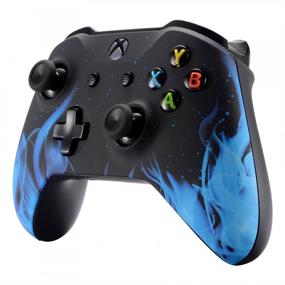 img 1 attached to EXtremeRate Faceplate Comfortable Replacement Microsoft Controller Xbox One