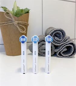 img 3 attached to 🪥 Jordan Replacement Toothbrush Head - Oscillating & Rotating Technology, Whitening - Oral B Compatible, 4 Units Pack