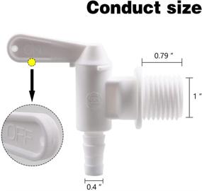 img 3 attached to PERA 6 PACK Bottling Bucket Plastic Spigot: Ideal Replacement for Beer or Soda Homebrewing