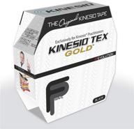 black kinesio tex gold fp kinesiology 🔳 tape - 2 inches x 34 yards, roll логотип