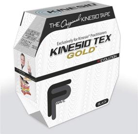 img 1 attached to Black Kinesio Tex Gold FP Kinesiology 🔳 Tape - 2 Inches x 34 Yards, Roll