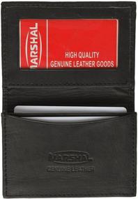 img 1 attached to 👌 Premium Genuine Leather Expandable Credit Business: Superior Quality at its Best