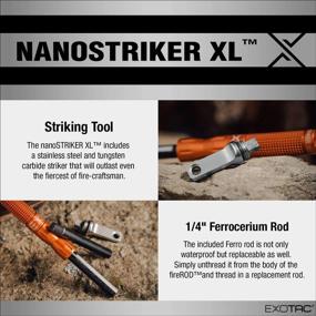 img 1 attached to NanoSTRIKER XL: High-Performance Self-Contained Firestarter for Emergency Survival, Camping, Backpacking, and Hiking